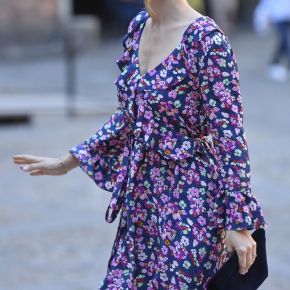 & Other Stories Frill Floral Rouje style dress